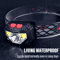 Rechargeable LED Headlamp With COB Sensor White And Red Light 8 Modes For Fishing And Outdoor Use 1