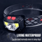 Rechargeable LED Headlamp With COB Sensor White And Red Light 8 Modes For Fishing And Outdoor Use 1