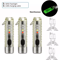 3Pcs Mini Keychain Flashlight With TypeC Fast Charging 5000mAh Battery Waterproof Magnet And Warnin 6