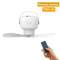 Rechargeable Portable Ceiling Fan With Remote Control And LED Lighting For Outdoor Camping 7