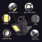 1pc Rechargeable COB Keychain Work Light With Dual Light Source And 5 Modes For Camping And Hiking 3