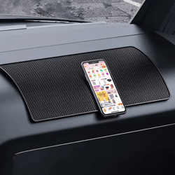 non-slip car dashboard mat heat resistant sticky pad for phone, sunglasses, and small items