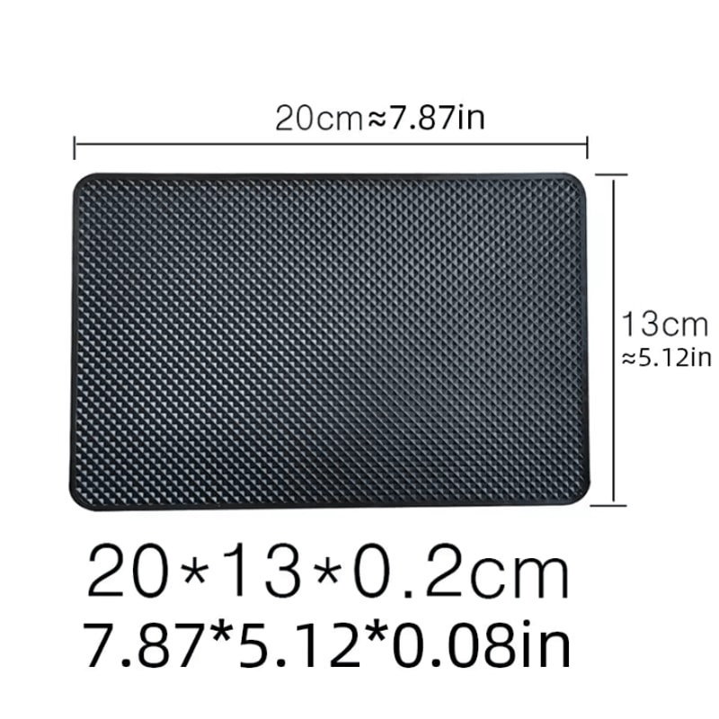 NonSlip Car Dashboard Mat Heat Resistant Sticky Pad For Phone Sunglasses And Small Items 5