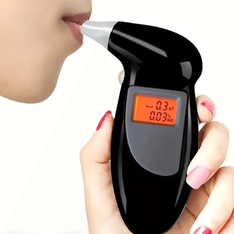 Portable Digital Breath Alcohol Tester For Personal BAC Monitoring 0