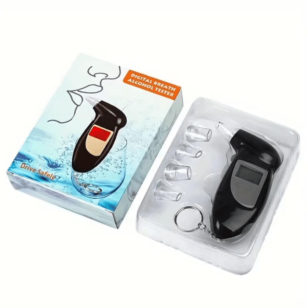 Portable Digital Breath Alcohol Tester For Personal BAC Monitoring 5