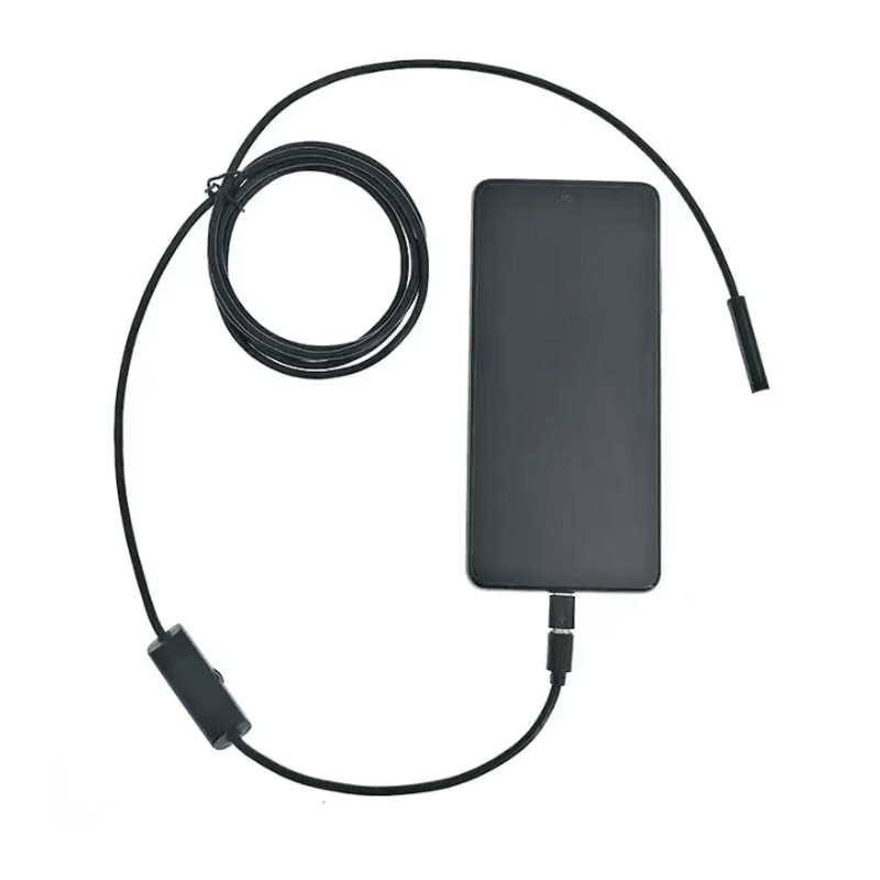55 MM 2M Long 3 In 1 Android Endoscope Inspection Camera With USB Micro USB And TypeC Connectivity 4