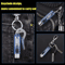 Rechargeable Mini Keychain Flashlight With 10 Modes And Magnetic Base For Camping And Outdoor Use 2