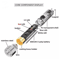Rechargeable Mini Keychain Flashlight With 10 Modes And Magnetic Base For Camping And Outdoor Use 4