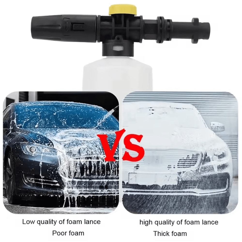 750ML Snow Foam Lance Foam Generator With Adjustable Nozzle For High Pressure Car Washers 4