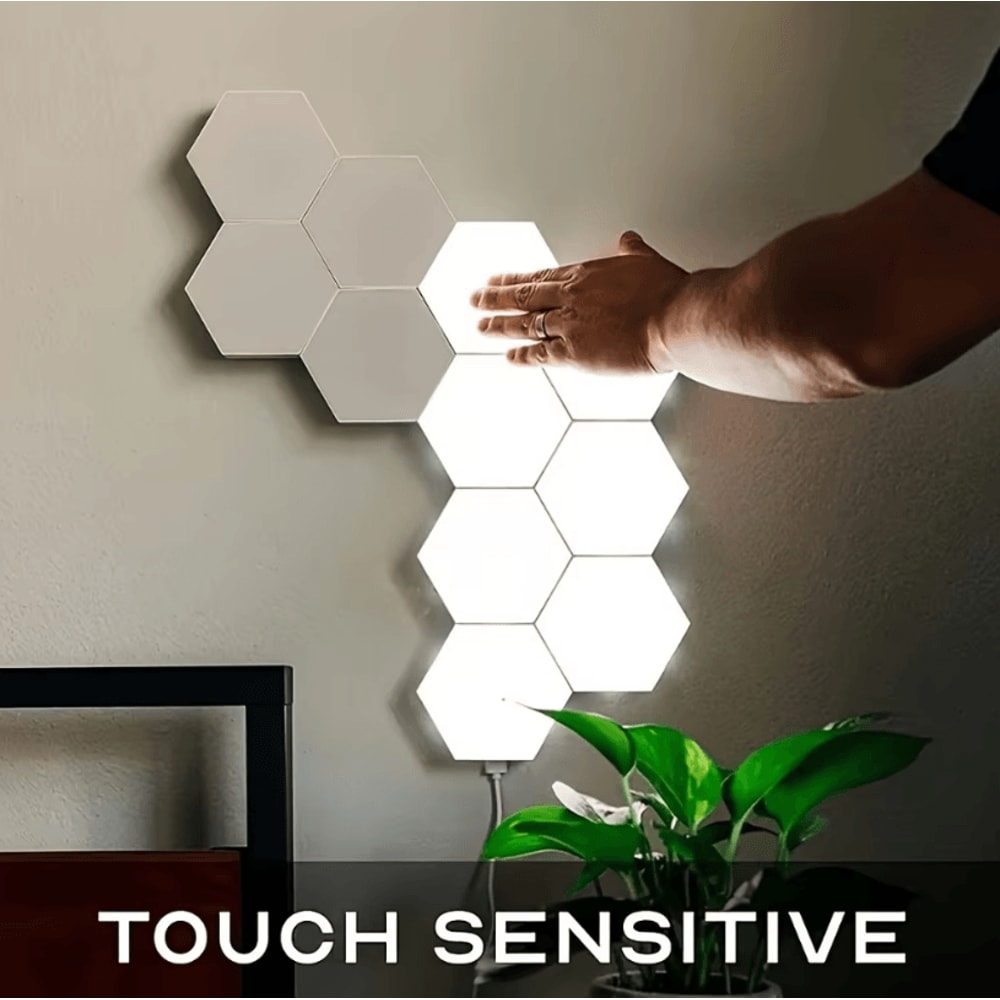 Touch Sensitive RGB DIY Geometric Night Light Module For Living Rooms And Bedrooms 1
