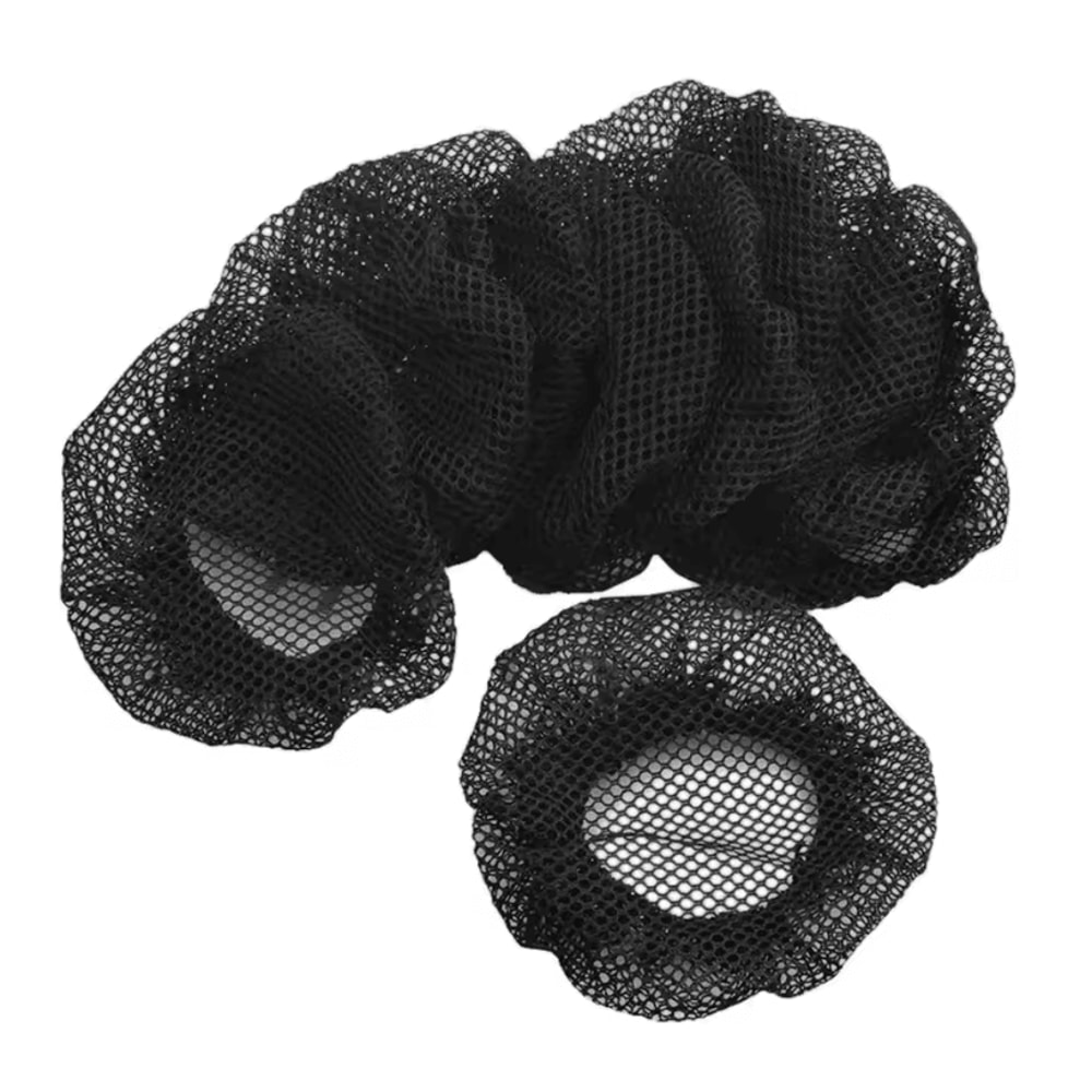 2Pack Ladies Crochet Mesh Bun Cover Hair Nets For Dance And Daily Style 3