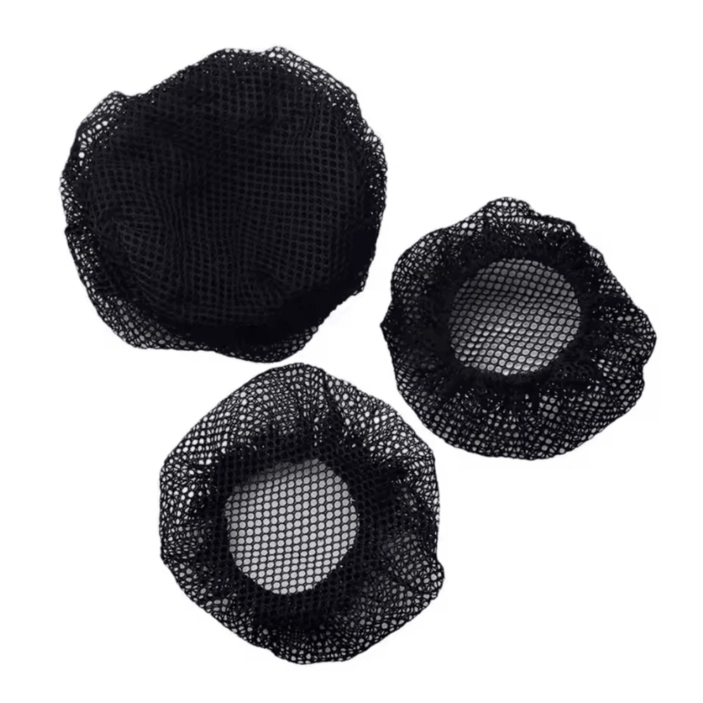 2Pack Ladies Crochet Mesh Bun Cover Hair Nets For Dance And Daily Style 4