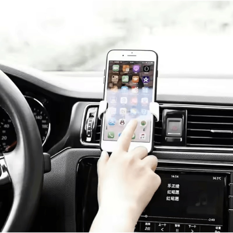 Universal Gravity Auto Phone Holder For Car Air Vent Mount Compatible With All Smartphones 4
