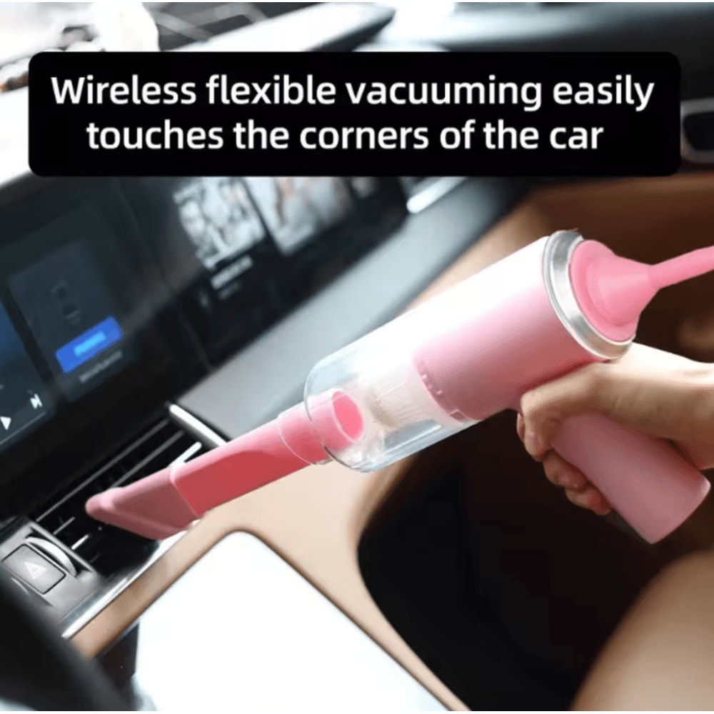 3in1 USB Rechargeable Mini Vacuum Cleaner For Car And Home 2