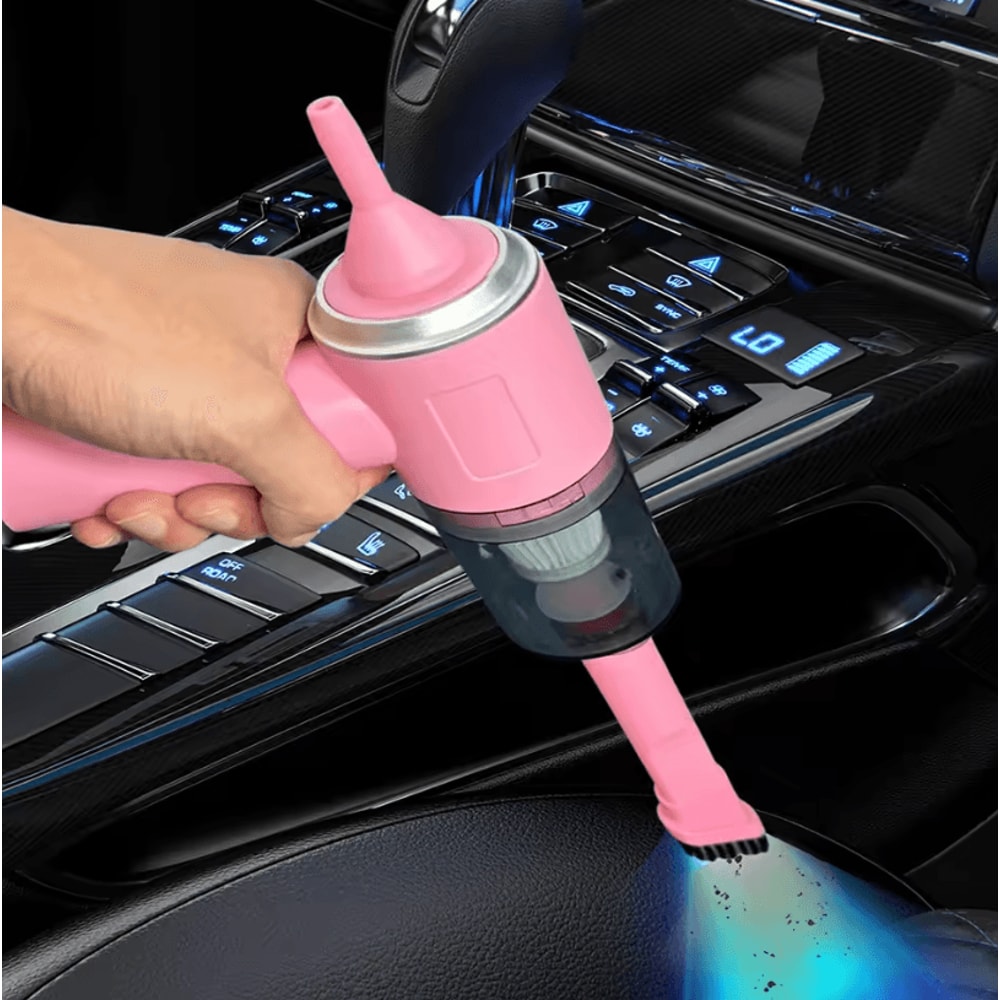 3in1 USB Rechargeable Mini Vacuum Cleaner For Car And Home 4