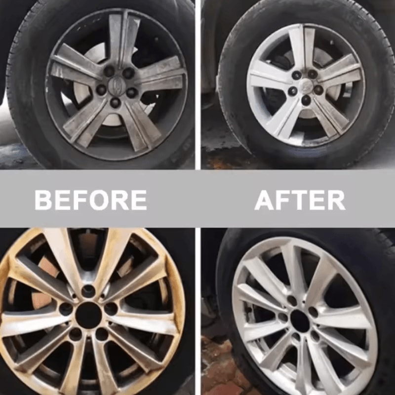 30ML Car Rust Remover Spray Iron Powder Rust Remover For Metal And Chrome Surfaces 3