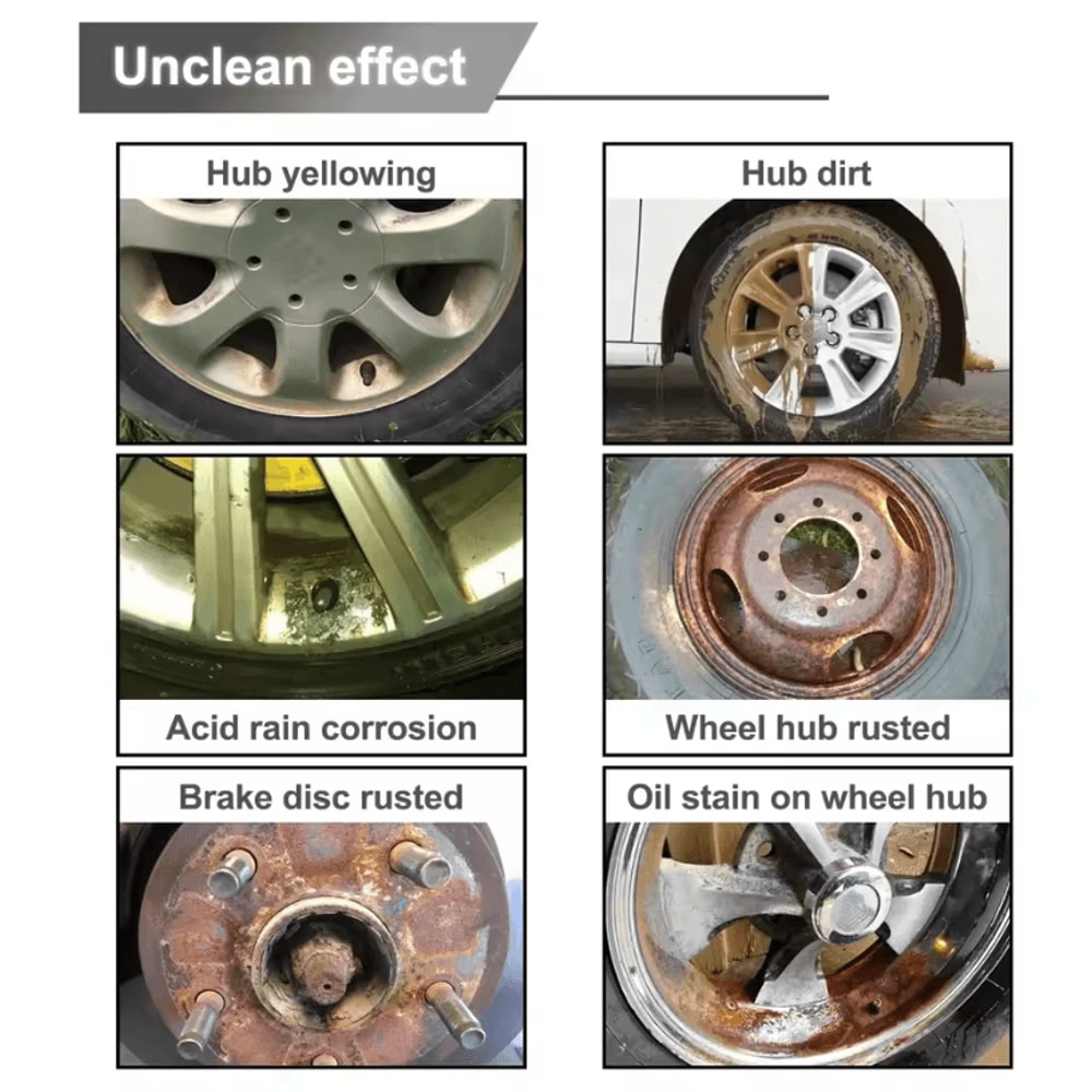 30ML Car Rust Remover Spray Iron Powder Rust Remover For Metal And Chrome Surfaces 4