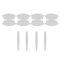 8Pcs Clear TPU Car Door Bowl Protection Film Stickers For AntiScratch Protection 4