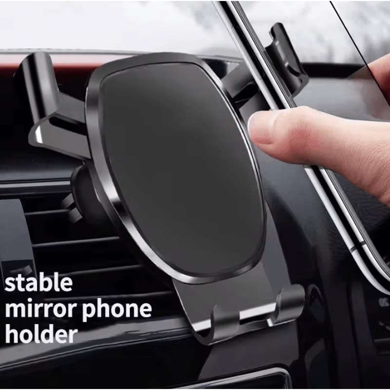 Gravity Sensor Car Air Outlet Phone Holder Solid Metal Universal Mobile Mount 1