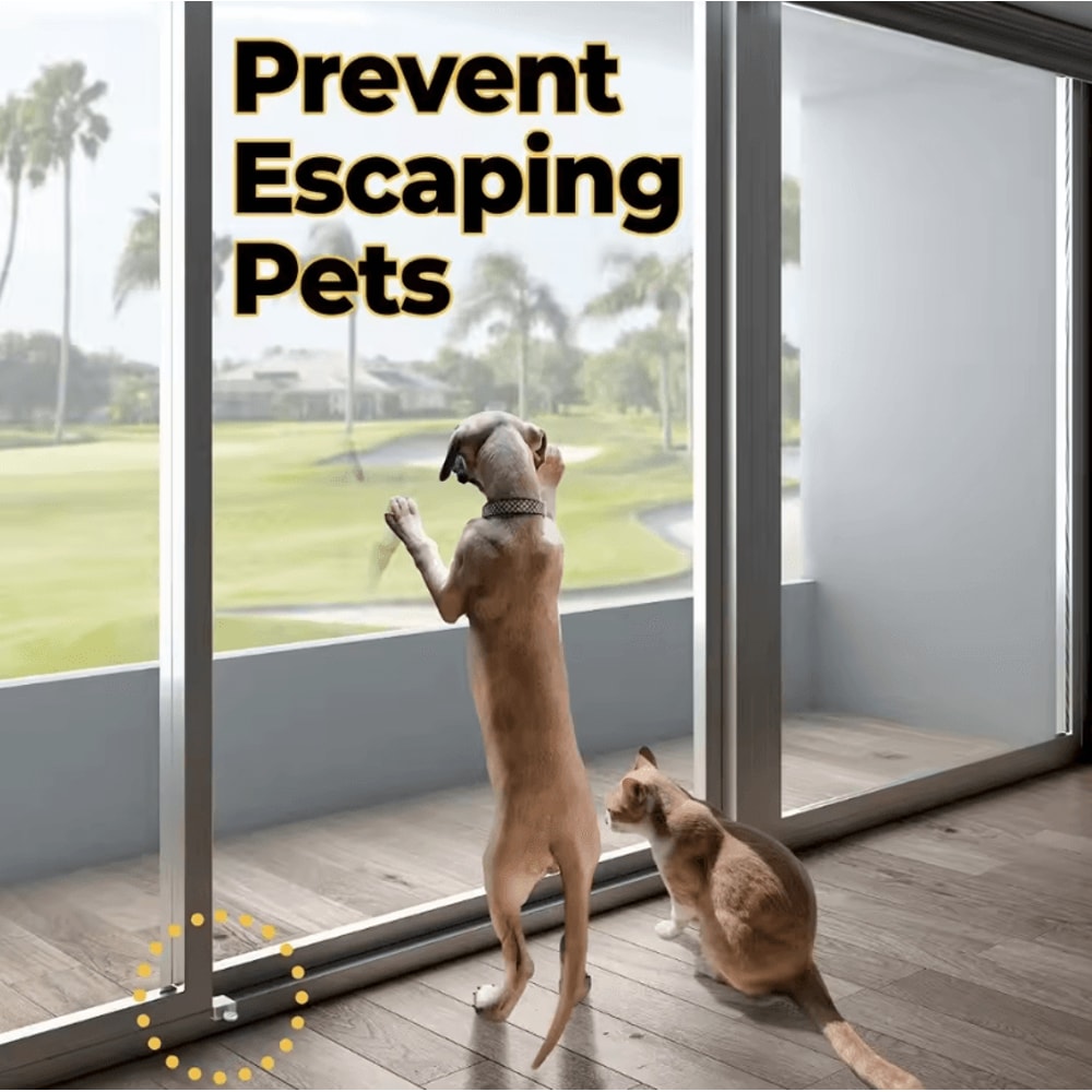 1Pc Adjustable Aluminum Alloy Window And Door Safety Lock For Childproofing And Home Security 5