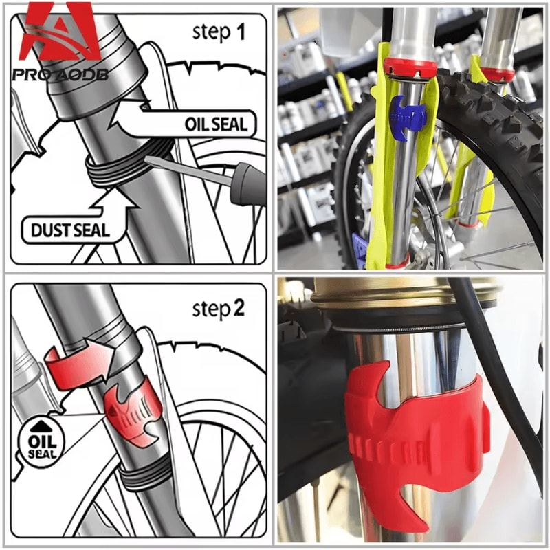 4555mm Motocross Fork Cleaner Tool For KTM Kawasaki Suzuki Honda Yamaha 4