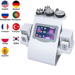 missheart 6-in-1 40k cavitation machine professional body contouring and skin tightening device