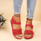 Summer Wedge Sandals For Women Lightweight Casual Platform Beach Shoes Plus Size 2
