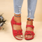 Summer Wedge Sandals For Women Lightweight Casual Platform Beach Shoes Plus Size 2