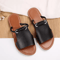 2026 Womens Square Head Cross Strap Flat Summer Sandals Casual Beach Slippers 5