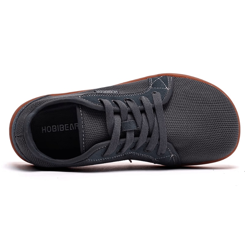 HOBIBEAR Wide Barefoot Shoes For Men And Women NonSlip Minimalist Trail Running Sneakers 5