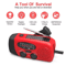 STONEGO Multifunctional Emergency HandCrank Generator With FM Radio Solar Phone Charging And LED La 1
