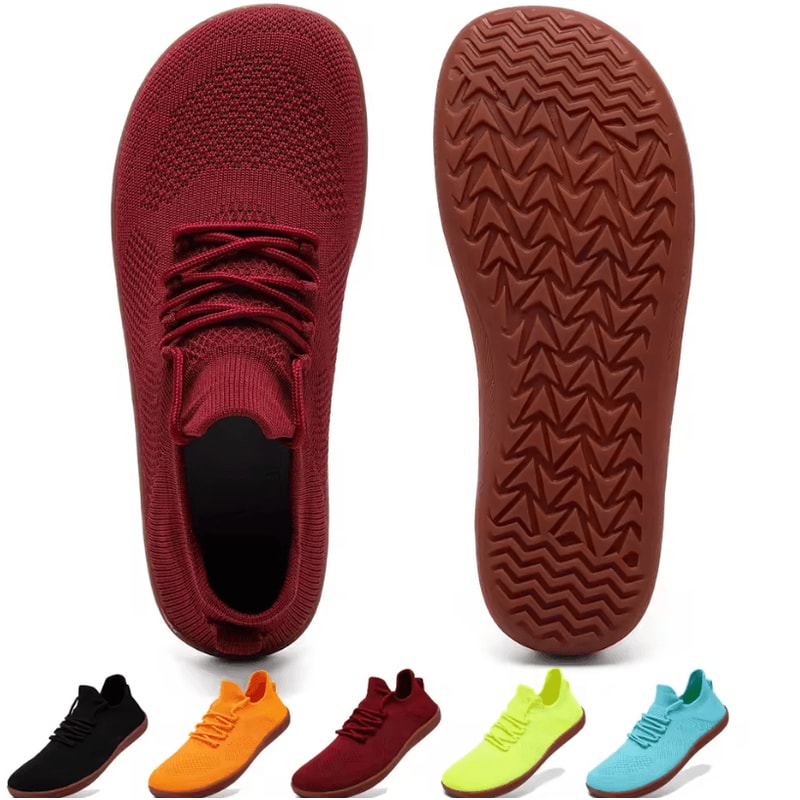 Unisex Minimalist Barefoot Shoes Lightweight Breathable Wide Toe Running And Walking Sneakers 0