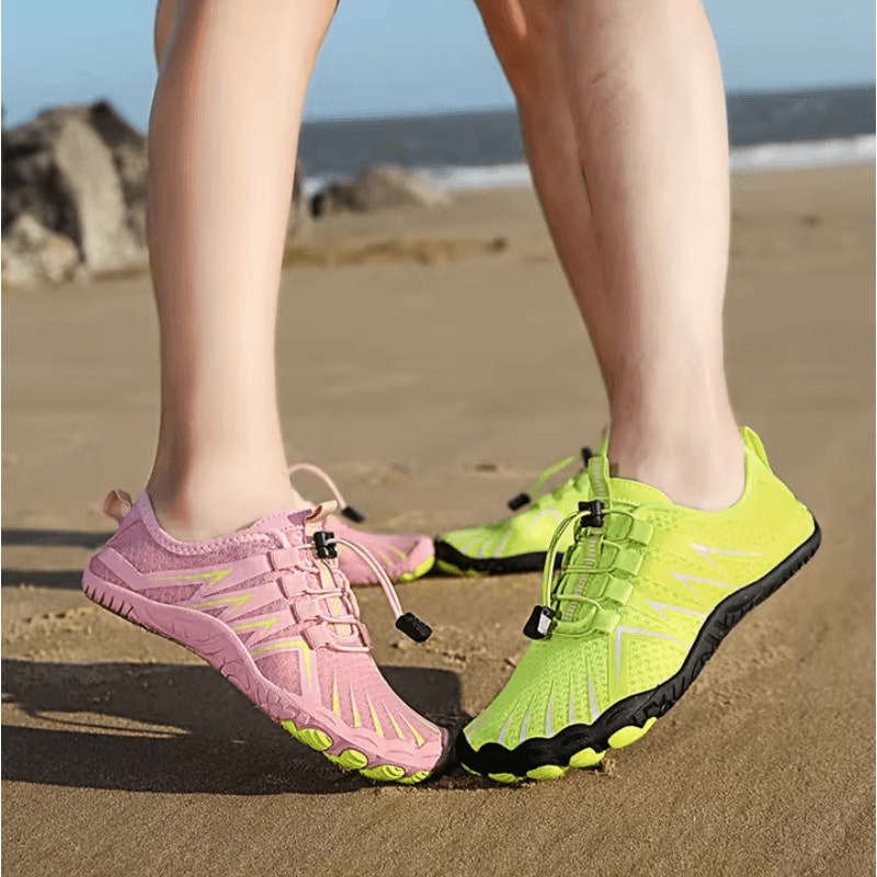 Unisex QuickDry Water Shoes Breathable FiveFinger Aqua Beach Sneakers For Men And Women 2