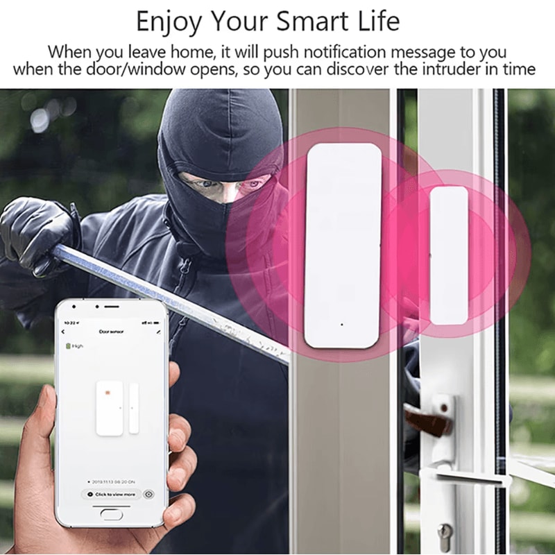 Protect What Matters Most With This Smart Door Contact Sensor Designed To Alert You Instantly When 2