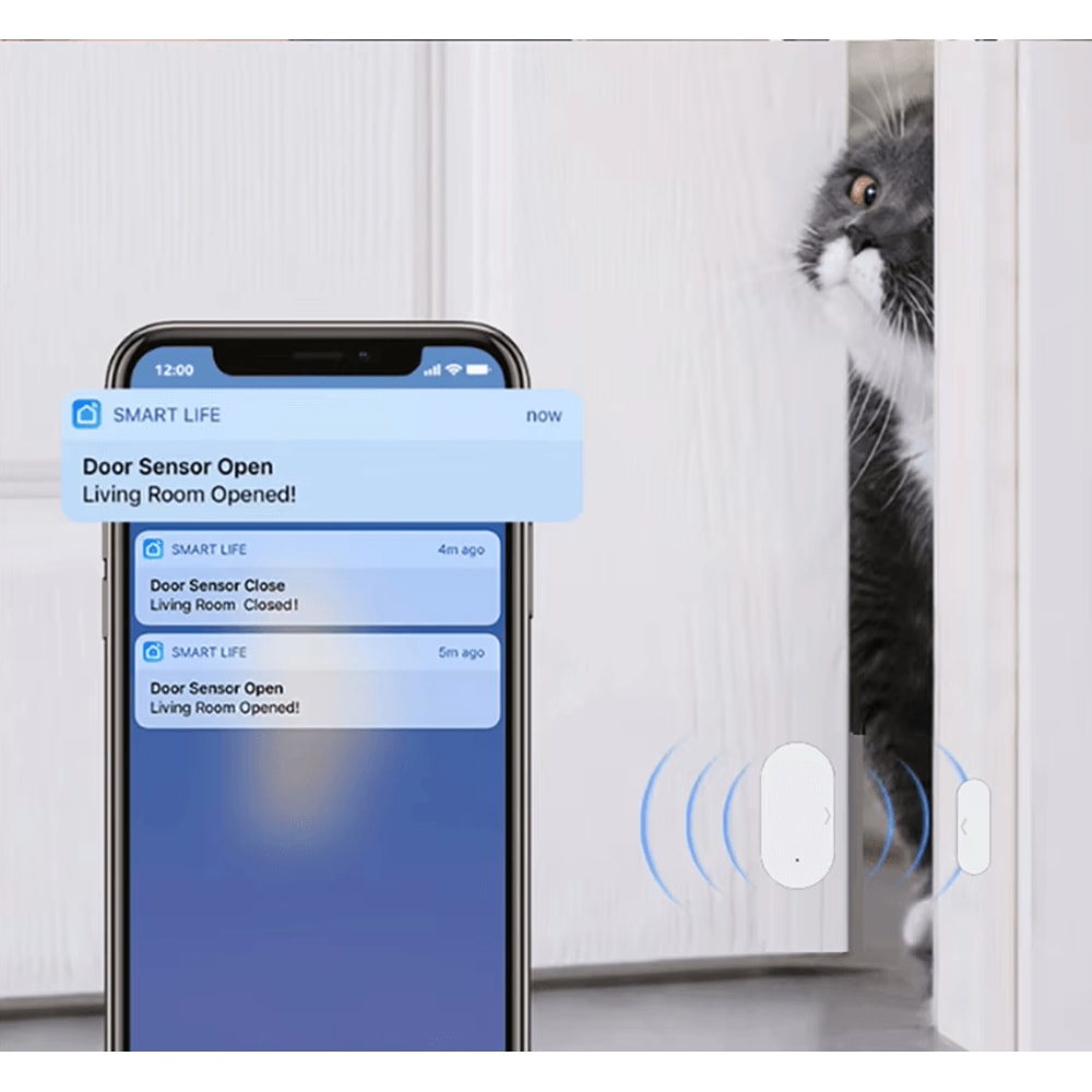Protect What Matters Most With This Smart Door Contact Sensor Designed To Alert You Instantly When 3