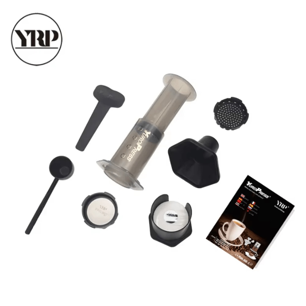 Portable French Press Espresso Coffee Maker With Air Press Includes 350pcs 64mm Paper Filters 5