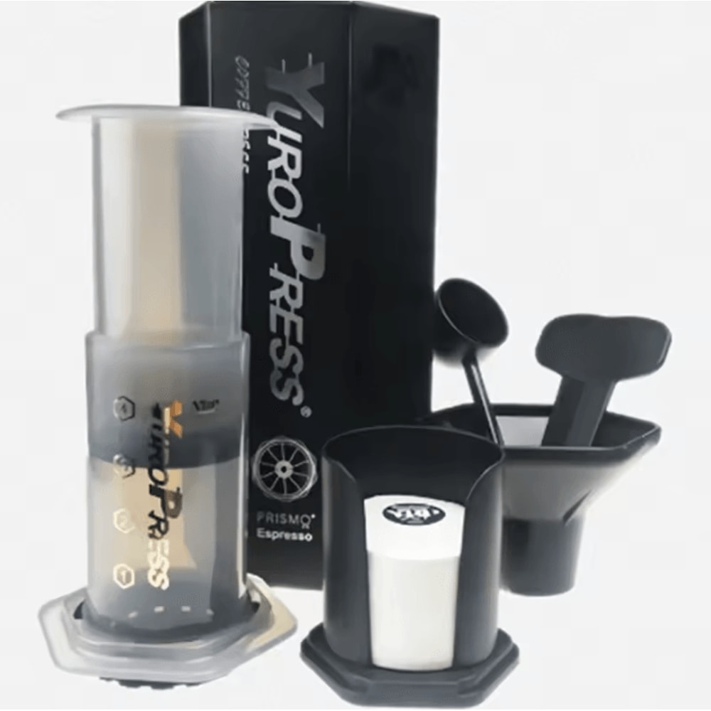 Portable French Press Espresso Coffee Maker With Air Press Includes 350pcs 64mm Paper Filters 7