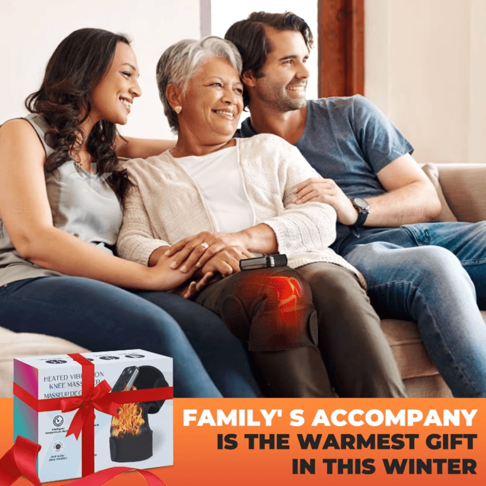 Electric Heated Vibration Knee Massage Pad 3in1 Heated And Vibration Therapy Massager For Joints A 5