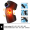 Electric Heated Vibration Knee Massage Pad 3in1 Heated And Vibration Therapy Massager For Joints A 9
