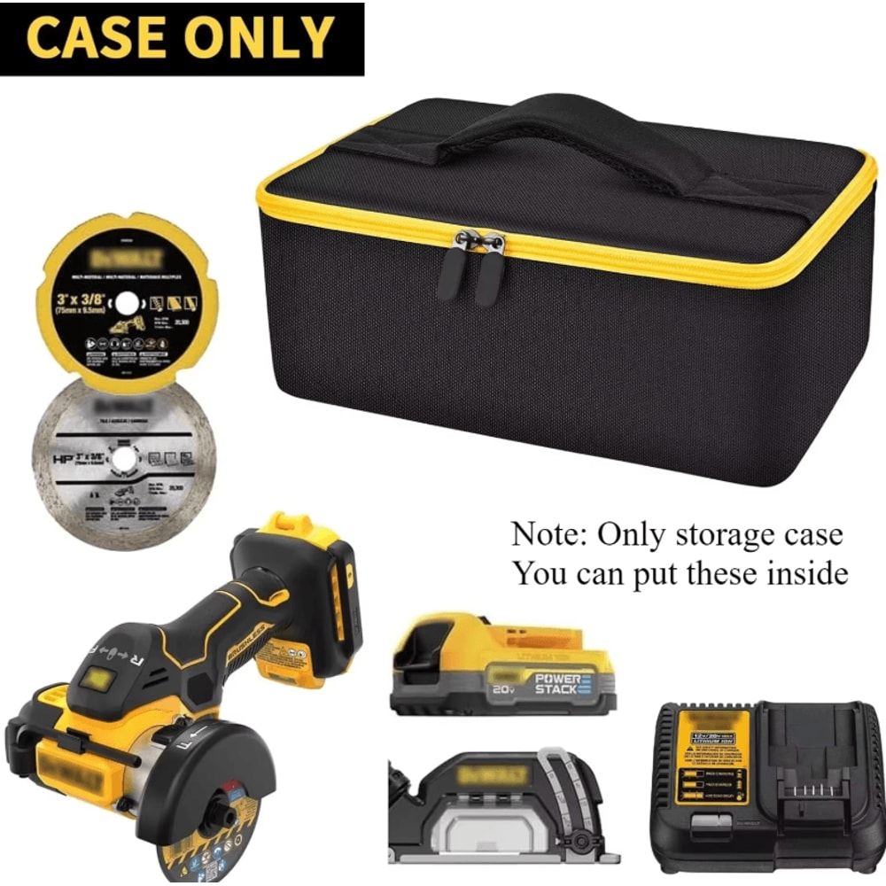 HeavyDuty Storage Bag For DEWALT 20V MAX Cut Off Tool Tool Organizer Carrying Holder 2