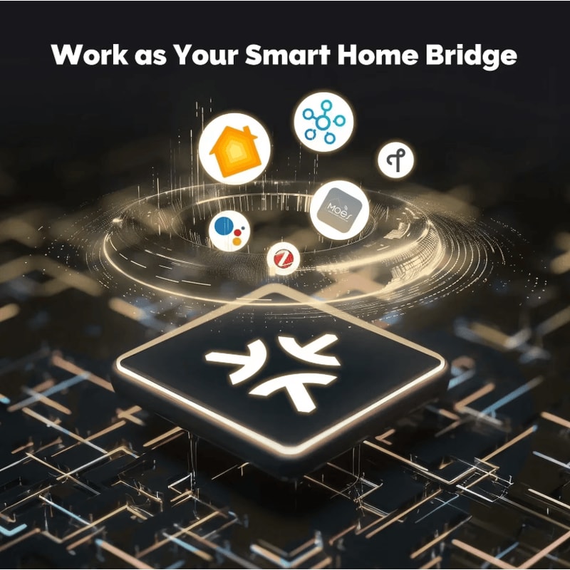 MOES Matter Gateway Hub Tuya WiFi And Zigbee Smart Home Hub For Alexa HomeKit And SmartThings 1