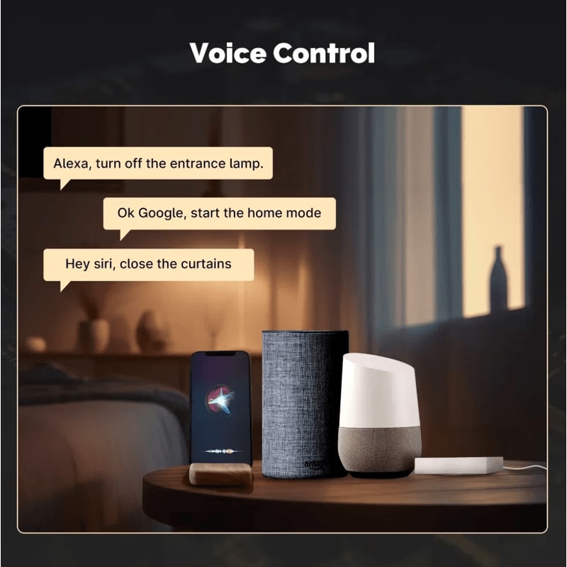 MOES Matter Gateway Hub Tuya WiFi And Zigbee Smart Home Hub For Alexa HomeKit And SmartThings 4