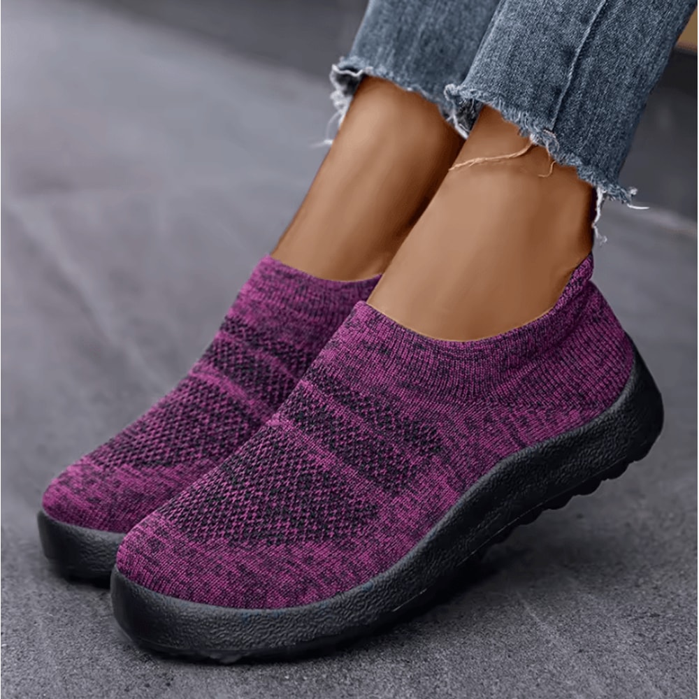 2024 Womens Breathable SlipOn Sport Sneakers Lightweight Comfortable Running And Casual Shoes 8