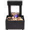 Tabletop Waterfall Fountain With Soft Lights Relaxation And Meditation Home Decor 11