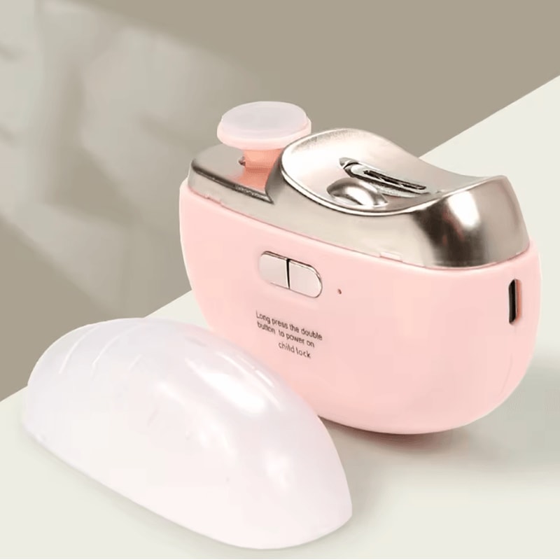 Electric Nail Clippers With LED Light Automatic Manicure And Pedicure Trimmer For Adults And Babie 8