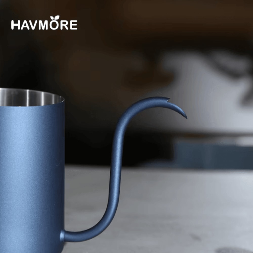 304 Stainless Steel Gooseneck Coffee Kettle 600ml Barista PourOver Espresso Tea Kettle 1