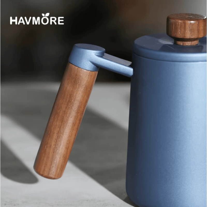 304 Stainless Steel Gooseneck Coffee Kettle 600ml Barista PourOver Espresso Tea Kettle 3