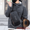 Mens AntiTheft Chest Bag Durable Oxford Fabric Crossbody Backpack For Motorcycle And Casual Sports 1