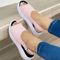 Womens Peep Toe Lightweight Summer Sandals Breathable NonSlip Fashion Footwear 7