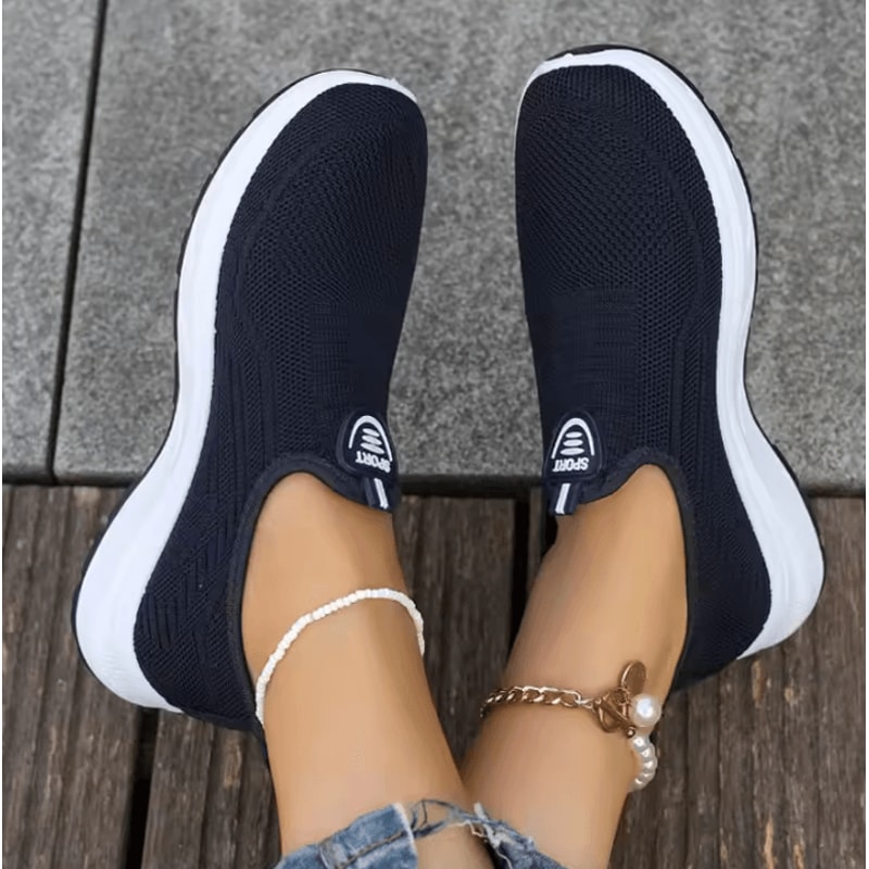 Womens Breathable SlipOn Sneakers Lightweight Casual Sports And Tennis Loafers 2